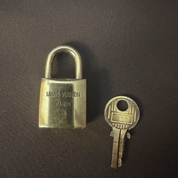 Authentic Louis Vuitton Padlock & Key Set - Picture 2 of 6